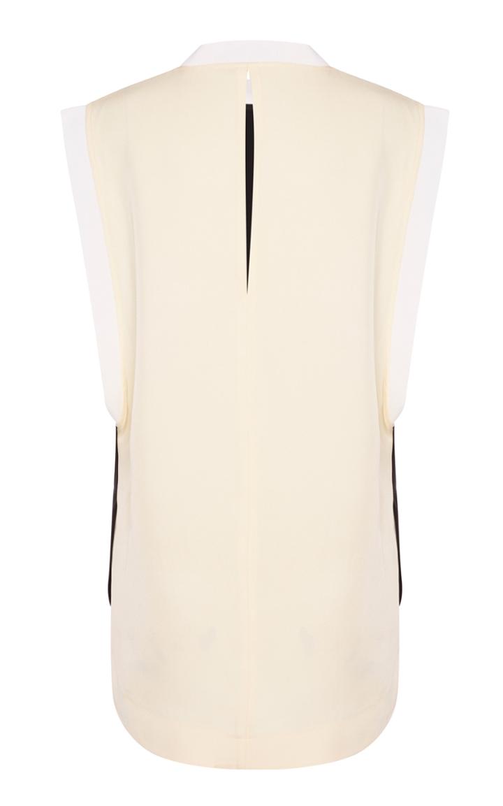 Lee Mathews Nora Contrast Back Top