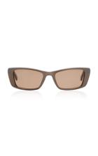 Kate Young Ines Square-frame Acetate Sunglasses