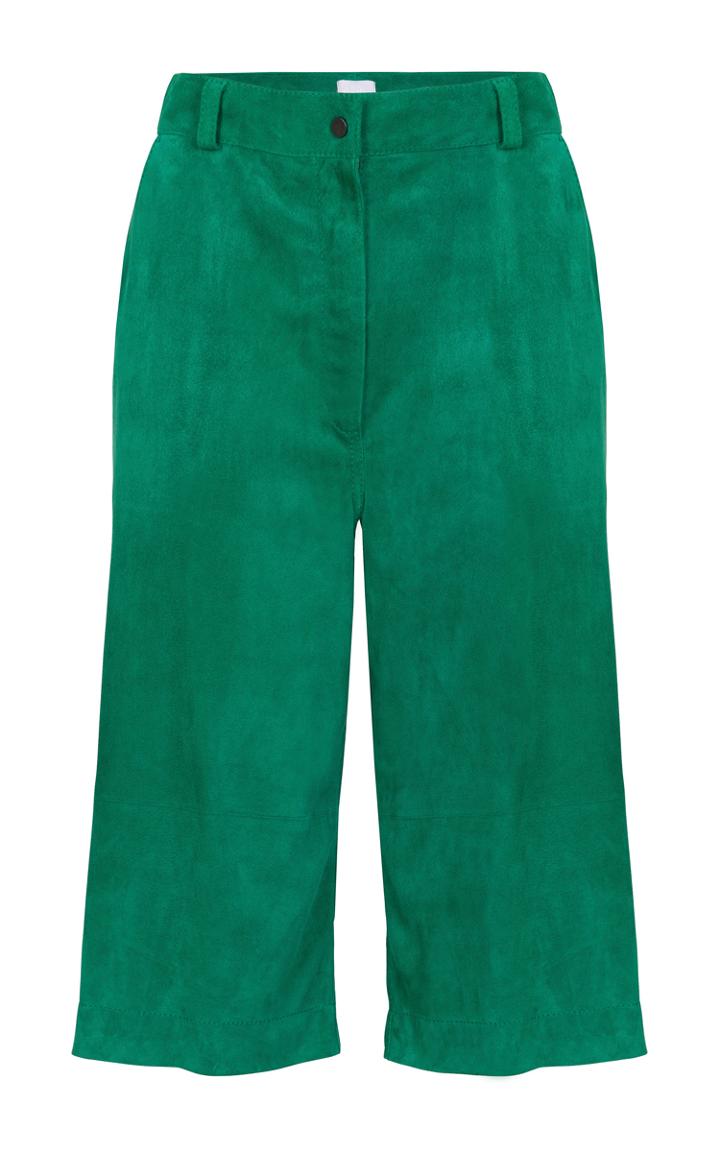 Lala Berlin Liam Velour Bermuda Shorts