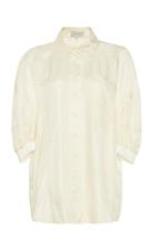 Moda Operandi Lee Mathews Rommie Satin Button-front Blouse Size: 2