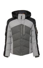 Bogner Evan Quilted Colorblock Down Coat