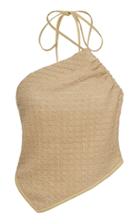 Moda Operandi Nanushka Sky Halter Knit Tank Top Size: S