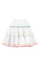 Anna October Embroidered Peasant Mini Skirt