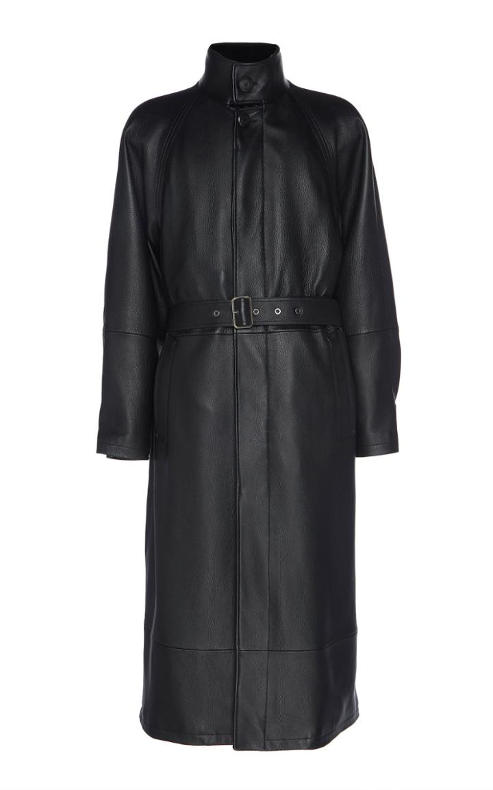 Salvatore Ferragamo Deerskin Oversized Coat
