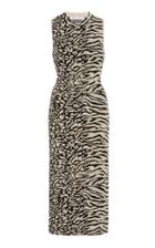 Proenza Schouler White Label Zebra-print Jacquard Dress