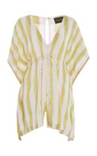 A Peace Treaty Jacara Striped Romper