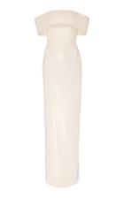 Christian Siriano Off-the-shoulder Velvet Gown