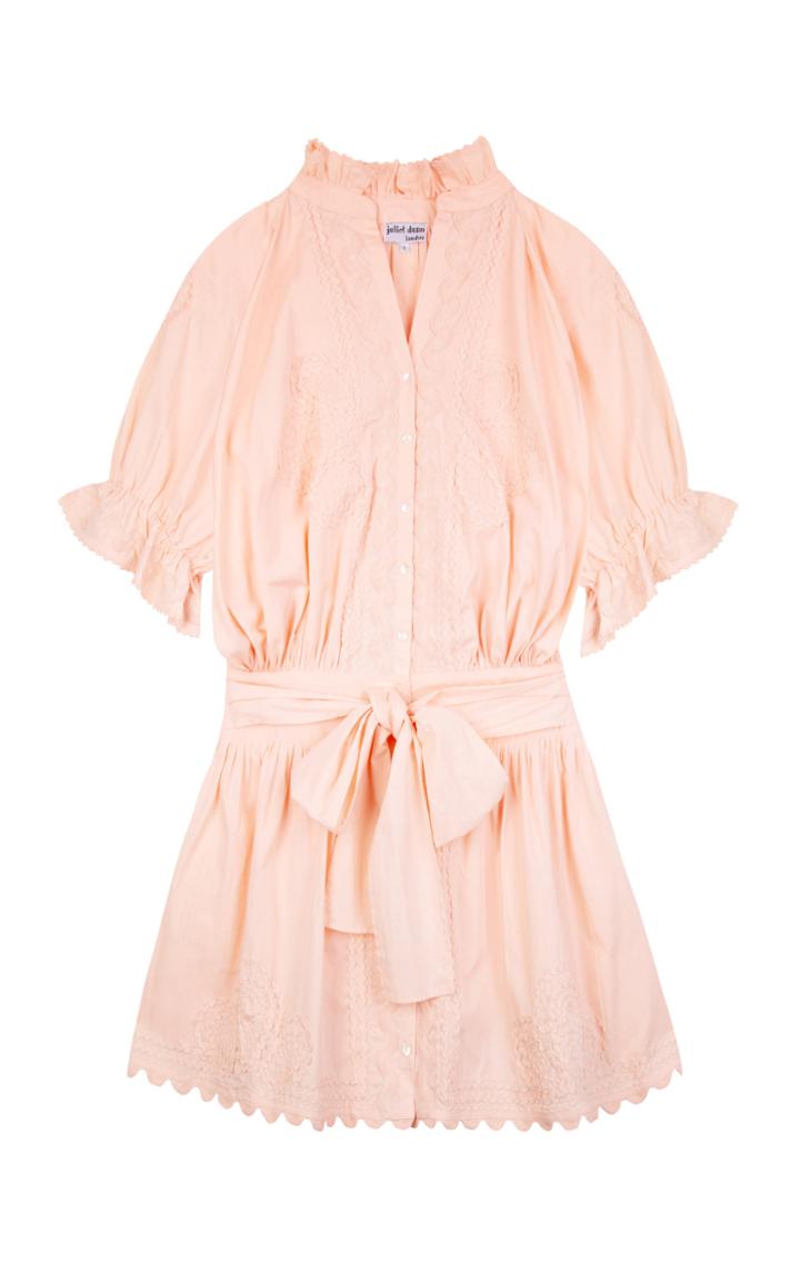 Moda Operandi Juliet Dunn Apricot Poplin Blouson Dress