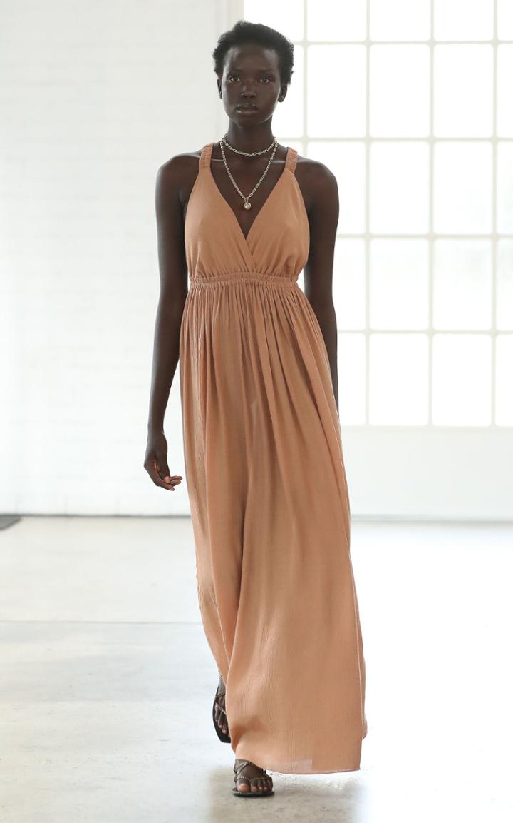 Matteau Swim Crossback Cotton Maxi Dress