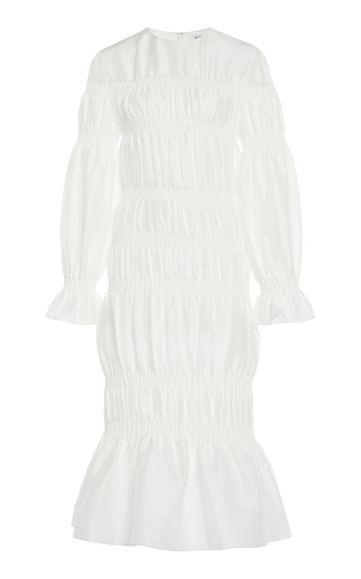 Moda Operandi Sir The Label Valetta Silk Ruched Maxi Dress