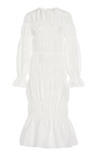 Moda Operandi Sir The Label Valetta Silk Ruched Maxi Dress