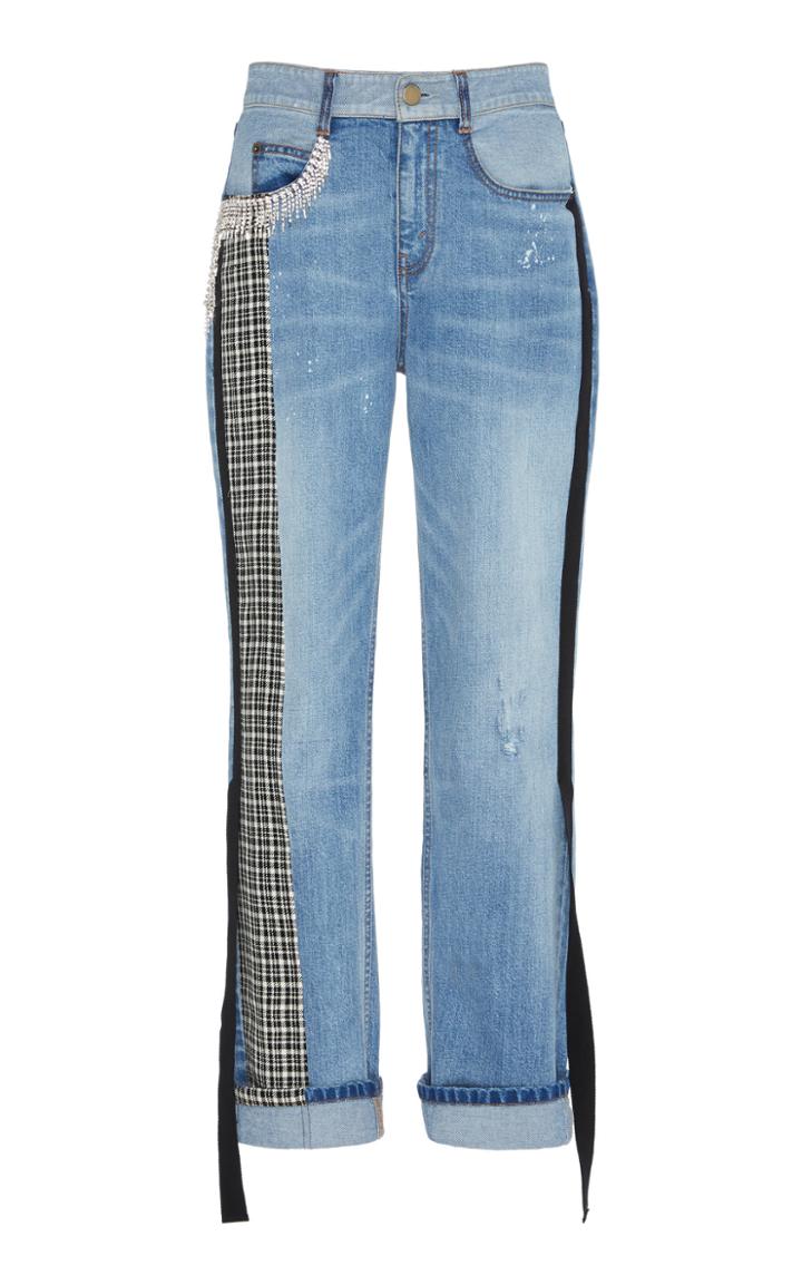 Moda Operandi Hellessy Holbourne Embellished Boyfriend Jeans Size: 0