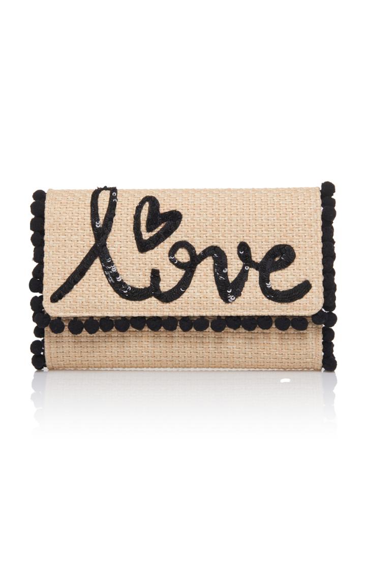 Dolce & Gabbana Raffia Wallet On Chain