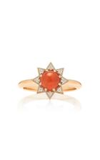 M.spalten 14k Rose And White Gold And Multi-stone Ring