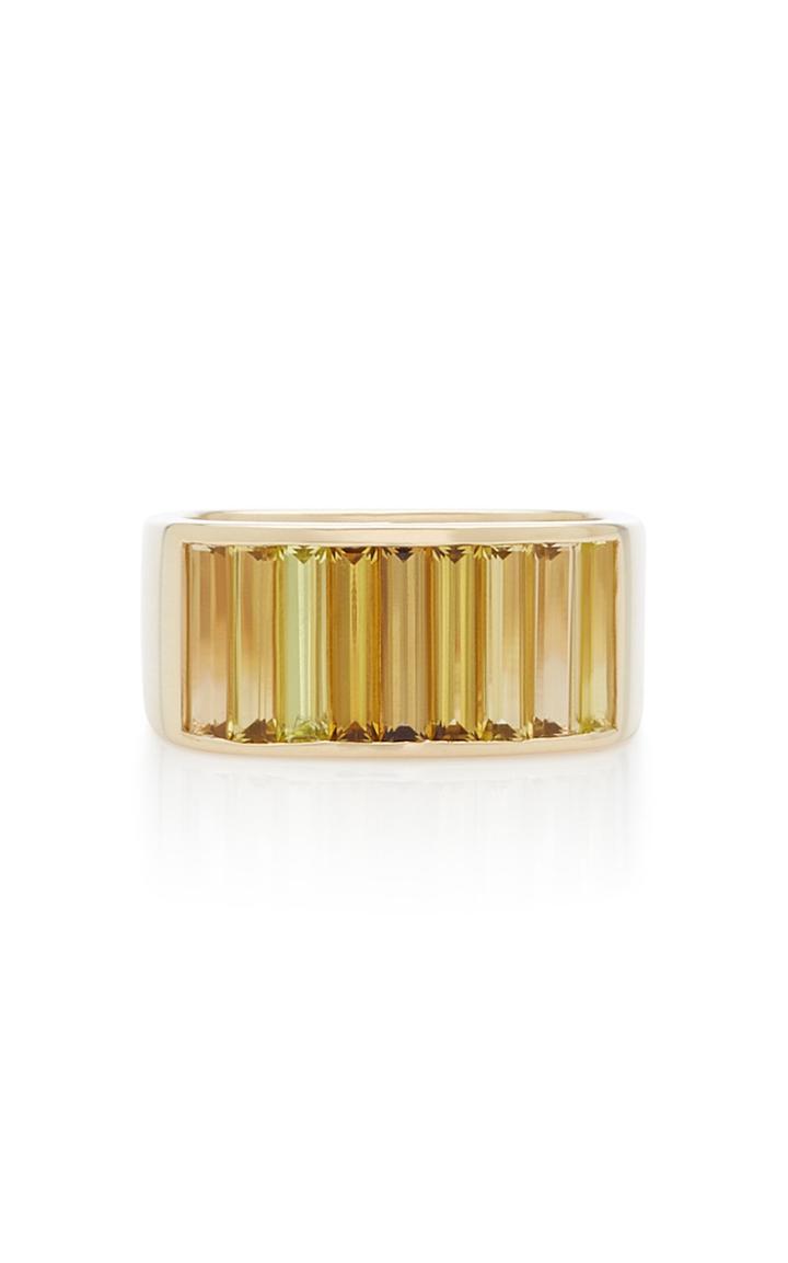 Jane Taylor Yellow Tourmaline 14k Yellow Gold Ring