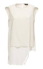Fabiana Filippi Asymmetric Layered Silk Top