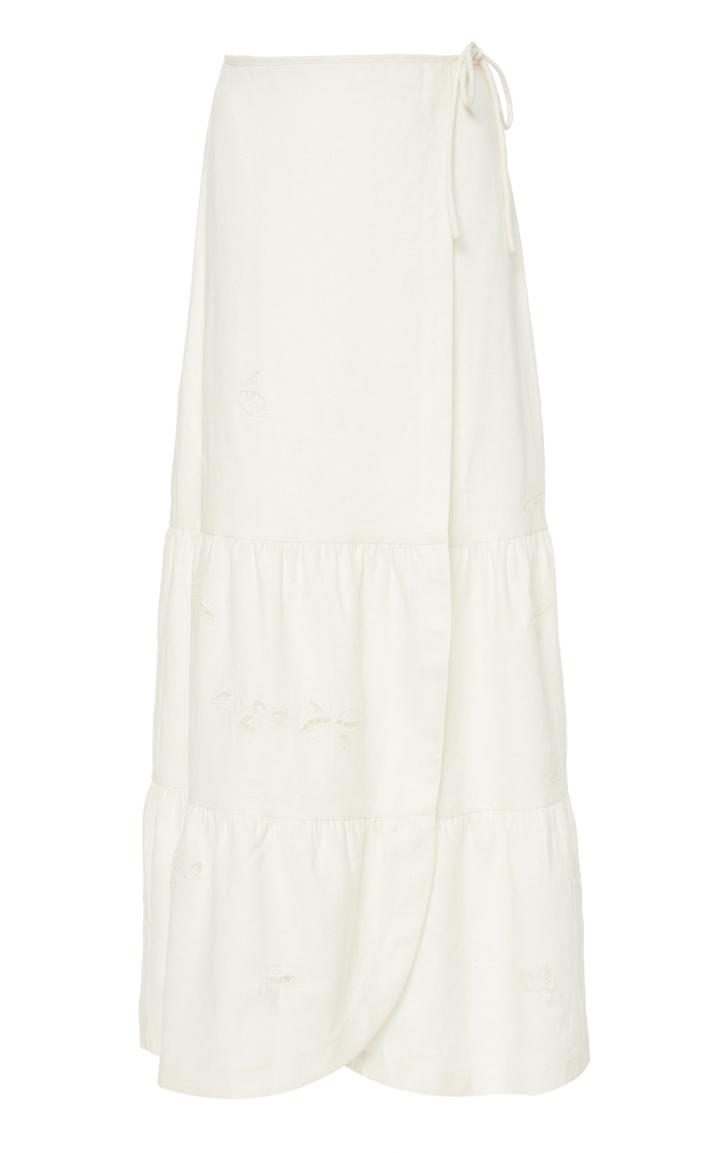 Moda Operandi Sir The Label Alena Wrap Maxi Skirt Size: 1