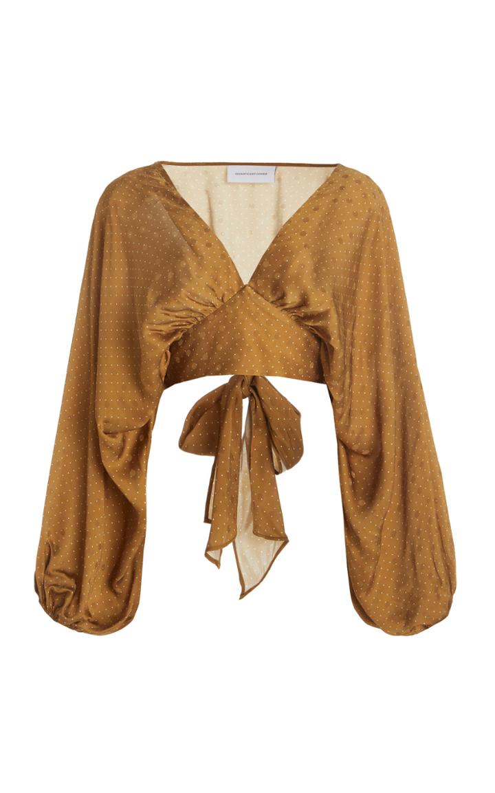 Moda Operandi Significant Other Atillio Cloque Cropped Top