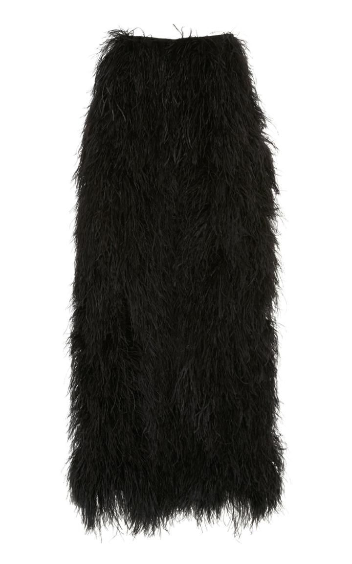 Richard Quinn Wide-leg Feather Pants