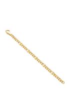 Jemma Wynne Yellow Gold Toujours Large Curb Link Chain Bracelet