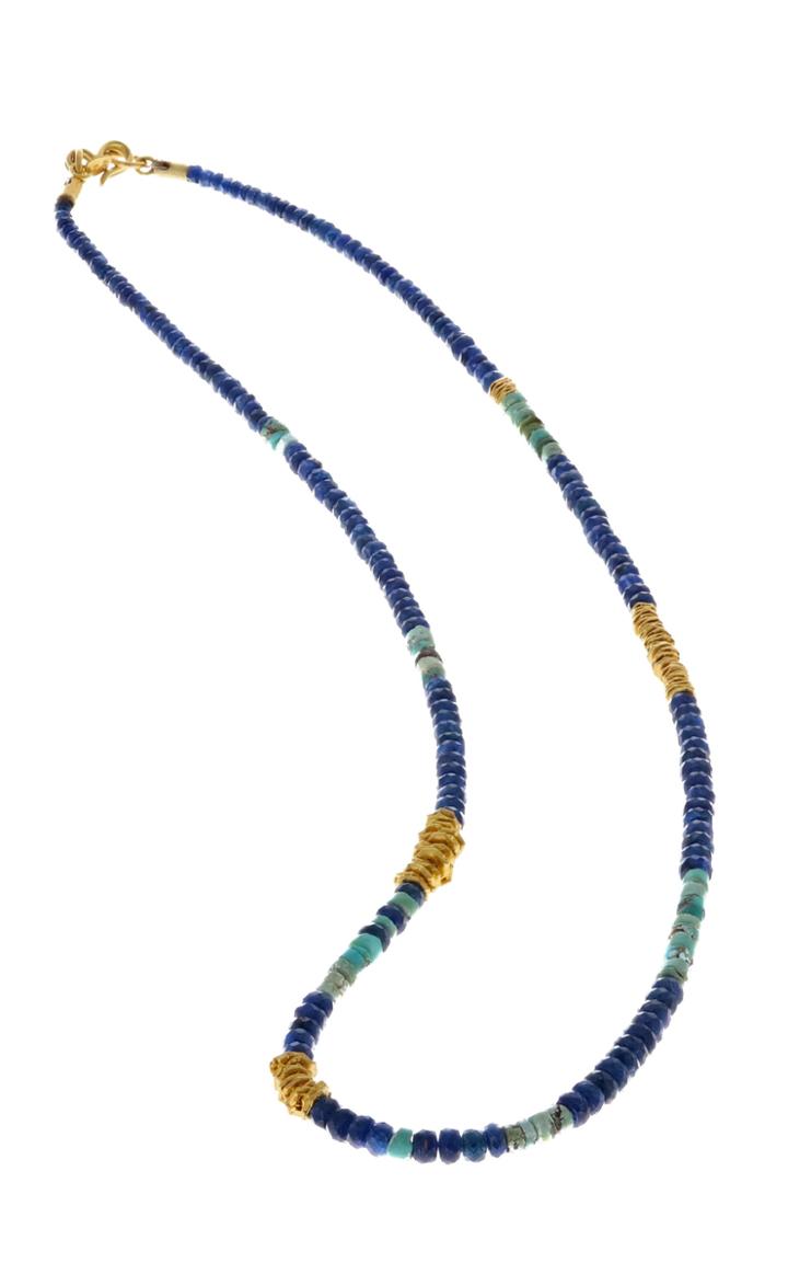 Eli Halili Blue Sapphire And Turquoise Necklace