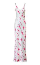 Alejandra Alonso Rojas Printed Silk-satin Dress