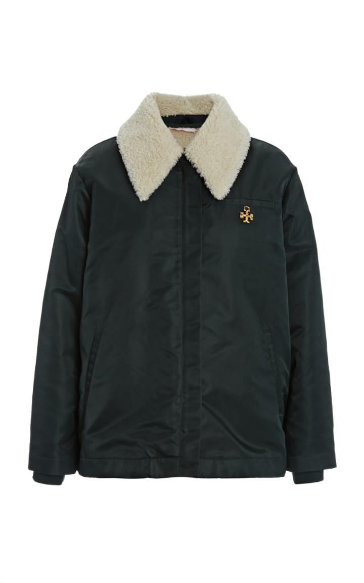 Moda Operandi Tory Burch Coach Shearling-trimmed Jacket