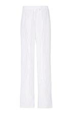 Michael Kors Collection Striped Crepe Wide-leg Pants