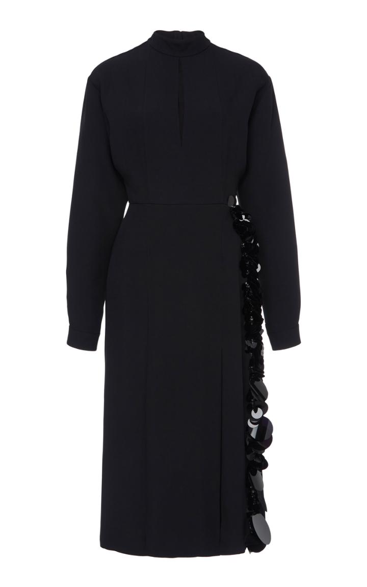Prada Paillette Embellished Midi Dress