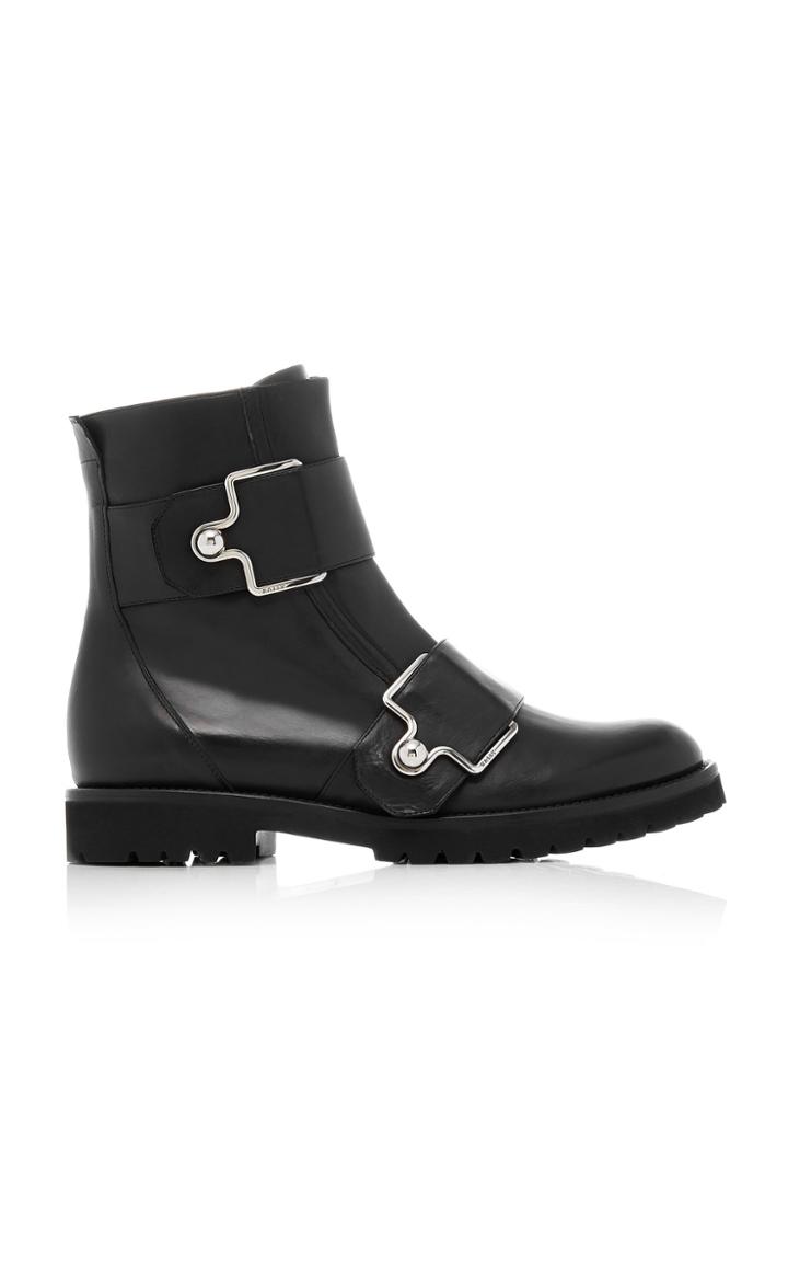 Bally Gabiria Leather Moto Boot