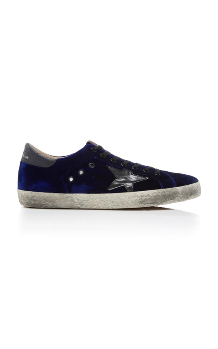 Golden Goose Super Star Velvet Sneakers