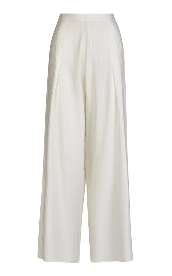 Moda Operandi Giuliva Heritage Collection The Amanda Trousers Cotton And Cashmere Si