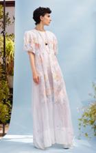 Moda Operandi Nevenka Ancestor Spirits Embroidered Silk Organza Dress