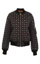 Alexander Wang Grommeted Twill Bomber Jacket