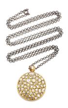 Moda Operandi Ouroboros Reversible Dark Side Of The Moon Pendant