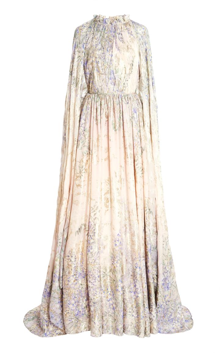 Moda Operandi Luisa Beccaria Floral Caftan Gown