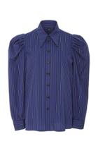 Jill Stuart Isabelli Cotton Long Sleeve Button Down Shirt