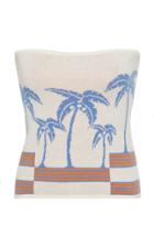 Azulu Hvar Cotton Strapless Top