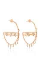 Suzanne Kalan Diamond Baguette Hoop Earrings