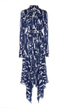 Alexis Marvella Belted Printed Georgette Dress