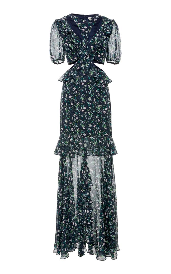 Amur Carter Tropic Silk Gown