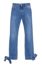 Msgm Tie Cuff Denim