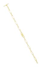 Moda Operandi Lizzie Mandler Mini Nameplate Knife Edge Oval Link Chain Bracelet