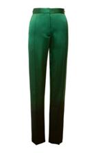 Alejandra Alonso Rojas Hand Dyed Slim Leg Silk Trousers