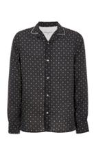 Officine Gnrale Dario Piped Printed Tencel Shirt