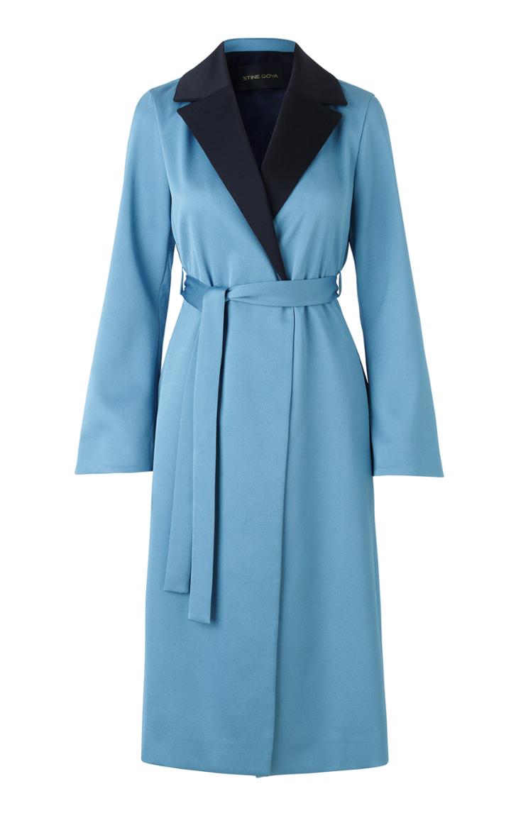 Stine Goya Leanne Knee Length Wrap Coat