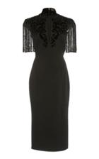 Zuhair Murad Embroidered Cocktail Dress With Fringe