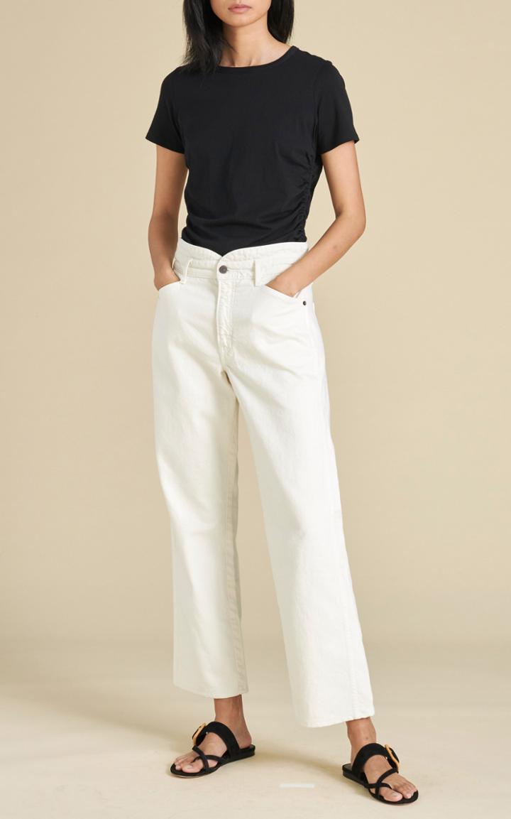 Moda Operandi Veronica Beard Blake Mid-rise Straight-leg Jeans