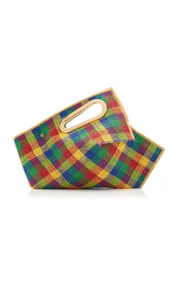 Khaore Athaarah Checked Jute Bag