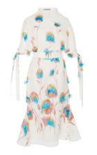 Edeline Lee Pedernal Floral Jacquard Dress